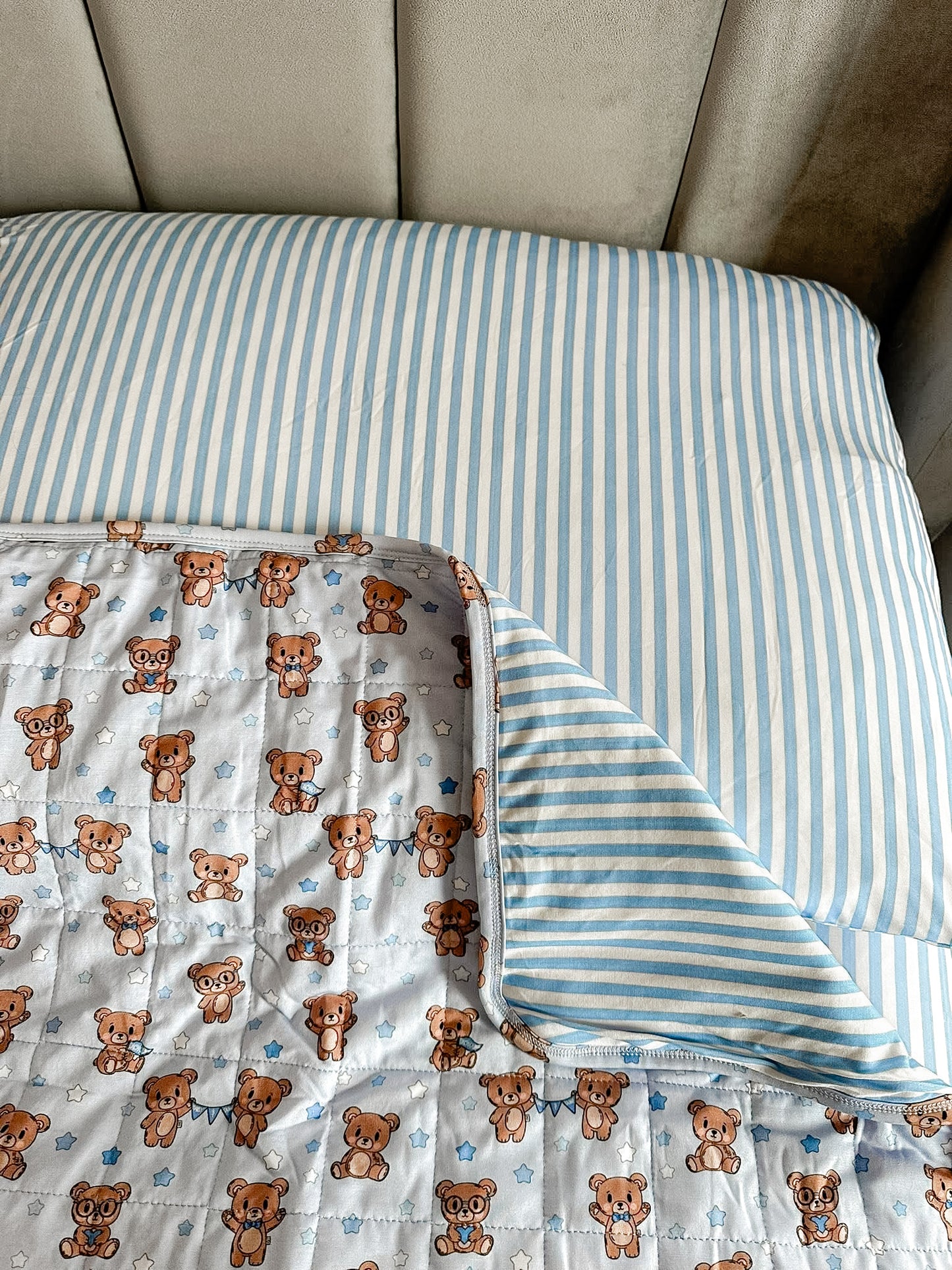 Blue Stripe Twin/Full Sheet