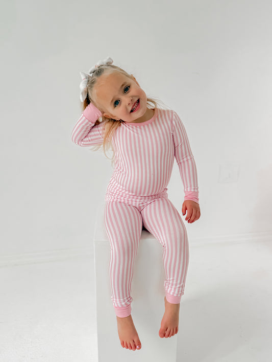 Pink Stripe Set