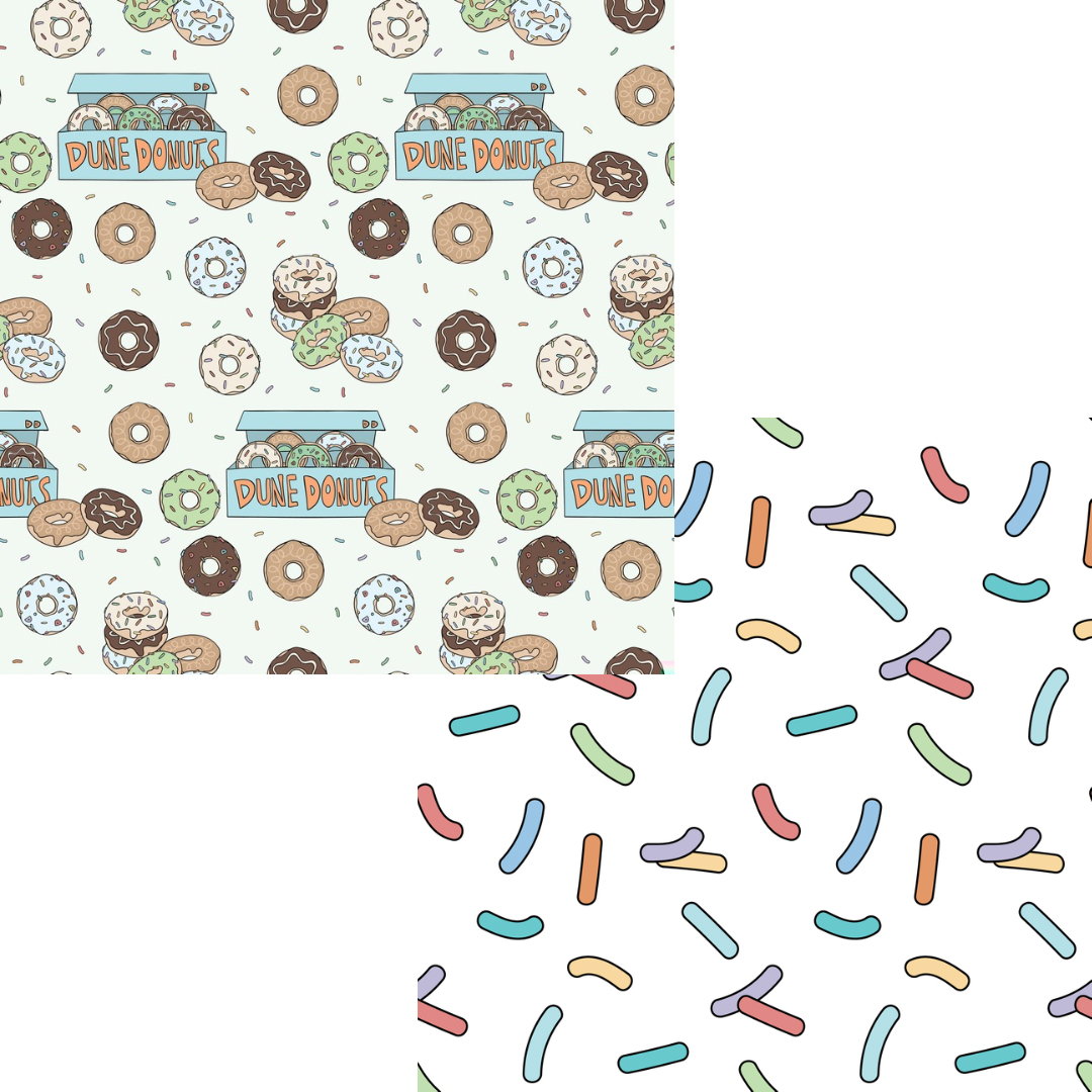 Dune Donuts Toddler Blanket