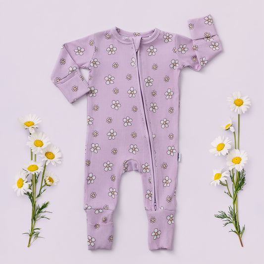 Ditzy Daisies (ribbed) Zippy