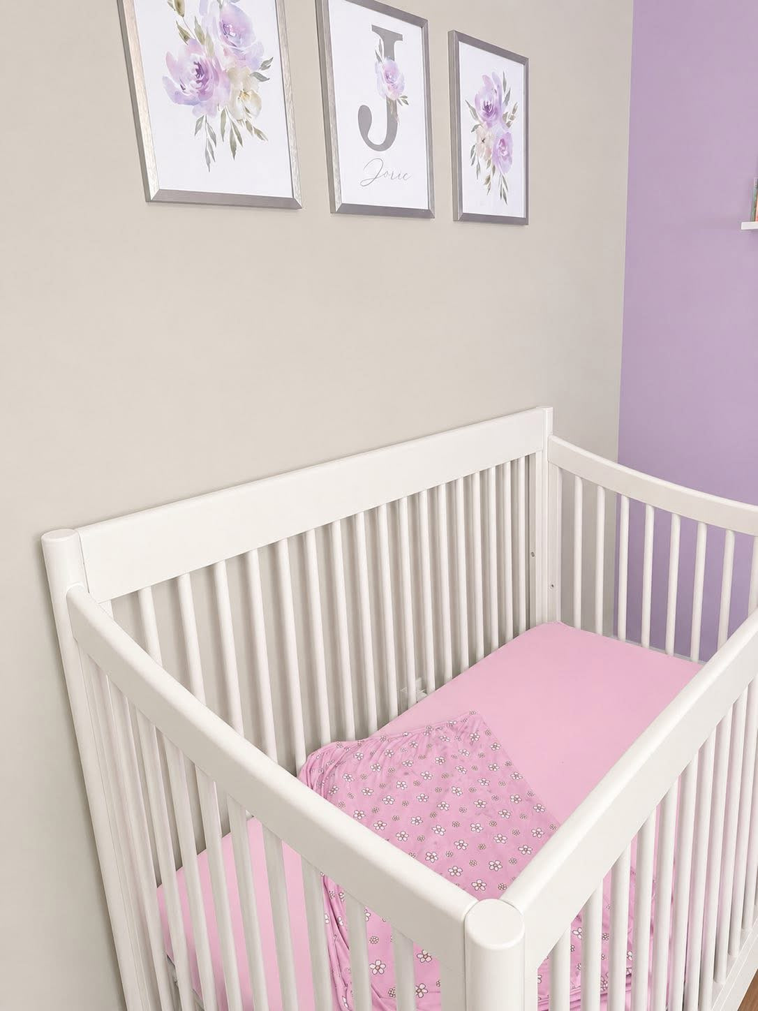 Lavender Crib Sheet