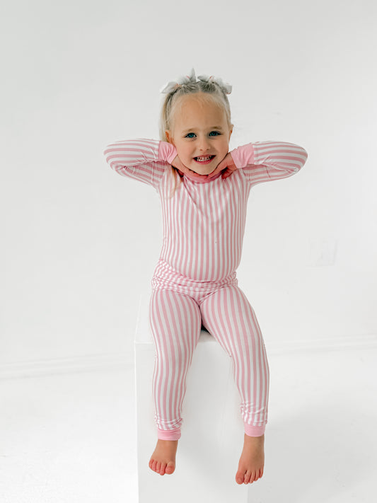Pink Stripe Set