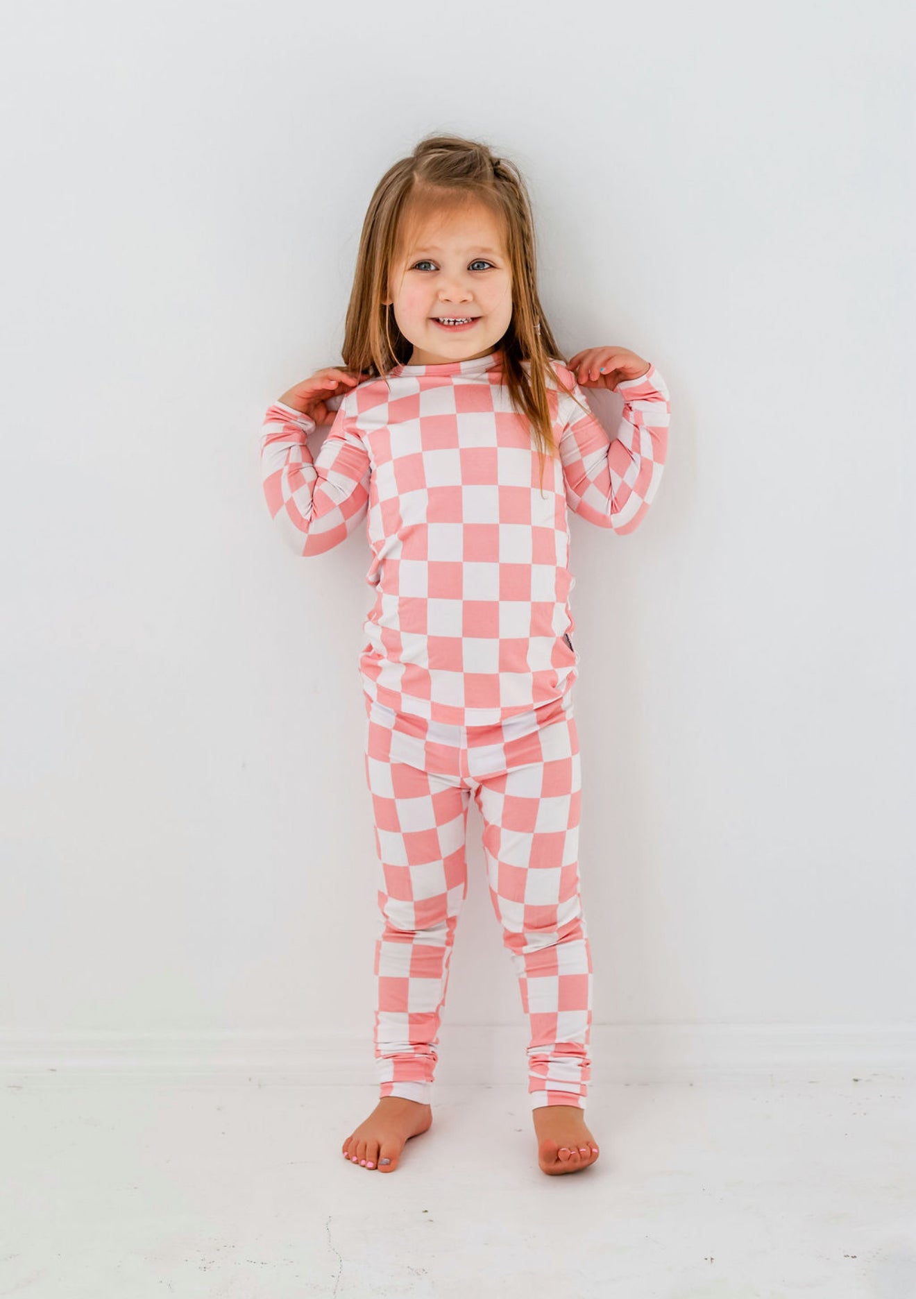 Pink Checks Set