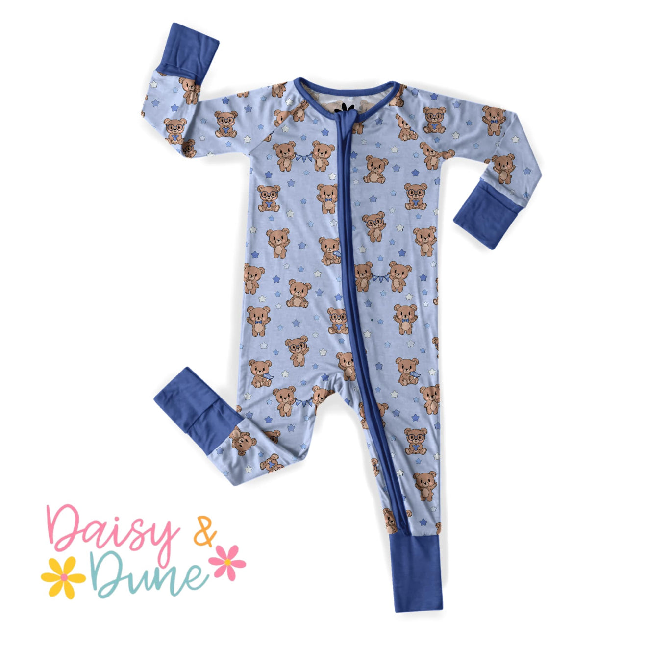 Blue Teddy Bear Zippy