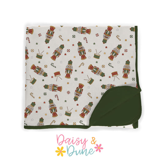 Green Nutcrackers Adult Blanket