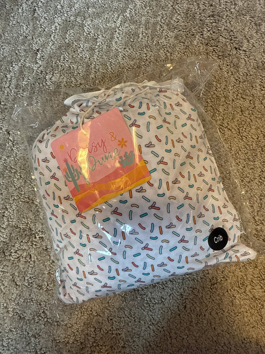 Sprinkles Crib Sheet