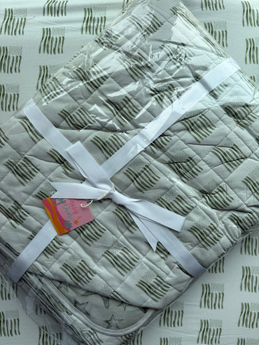 American Flags + Stars Adult Blanket