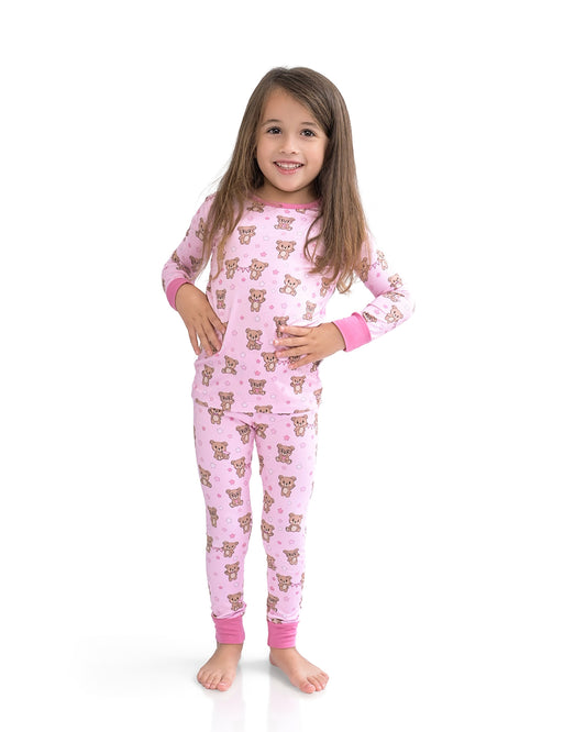 Pink Teddy Bear Set