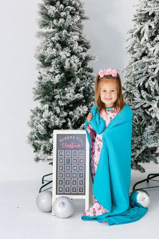 PINK NUTCRACKER TODDLER BLANKET