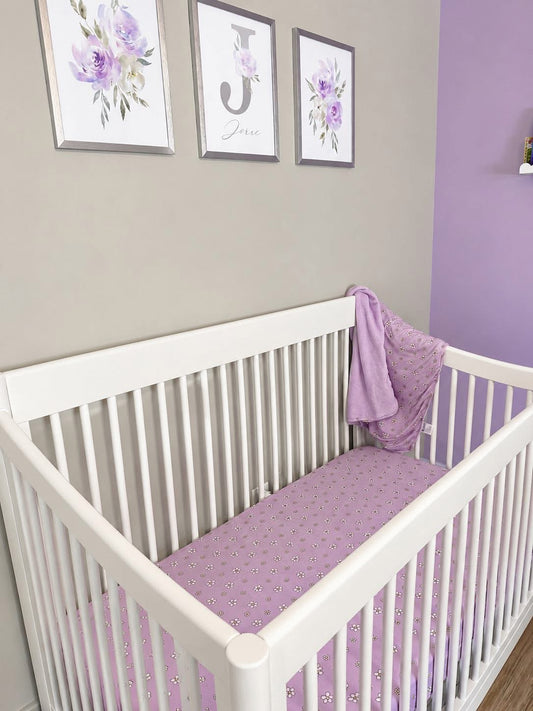 Ditzy Daisies Crib Sheet