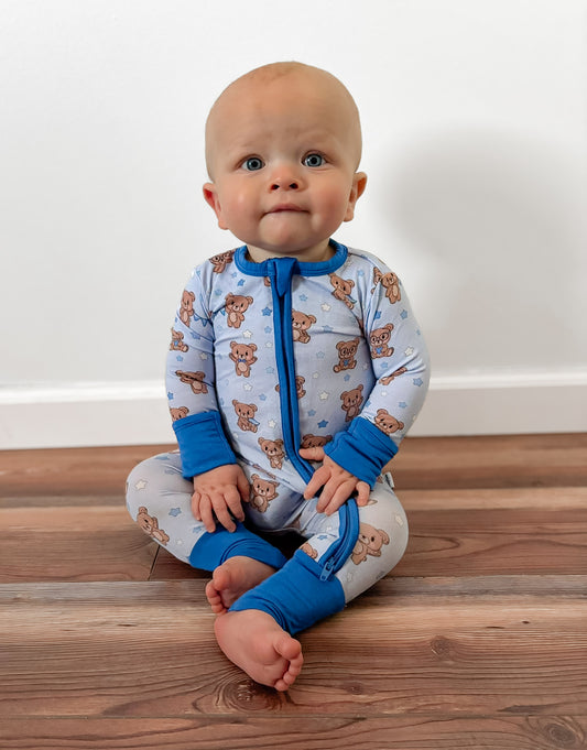 Blue Teddy Bear Zippy
