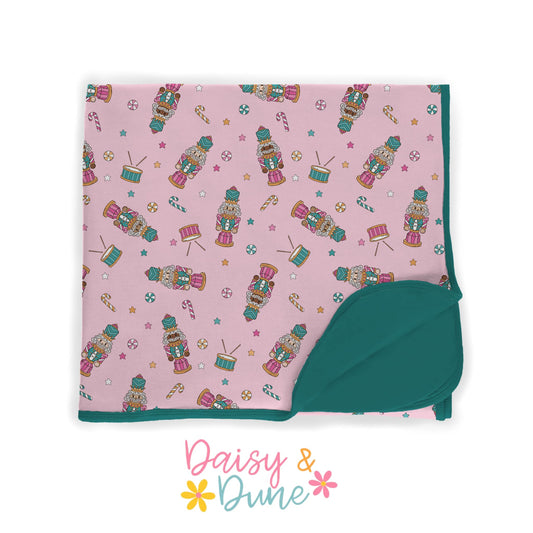 Pink Nutcrackers Adult Blanket