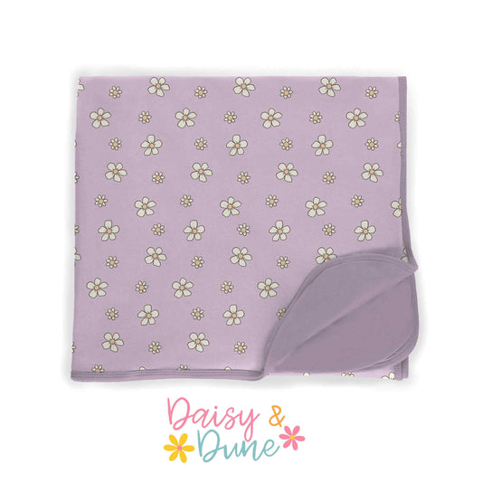 Ditzy Daisies Plush Sided ADULT Blanket