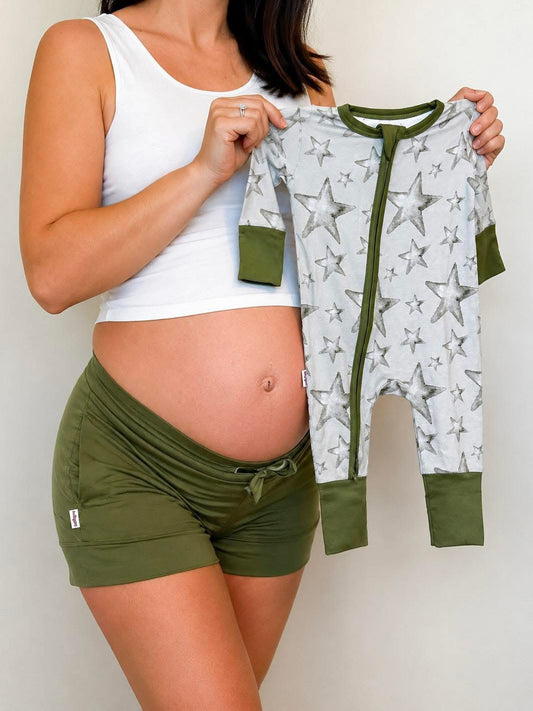 Green Luxe Shorts