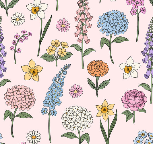 Wildflowers CRIB SHEET