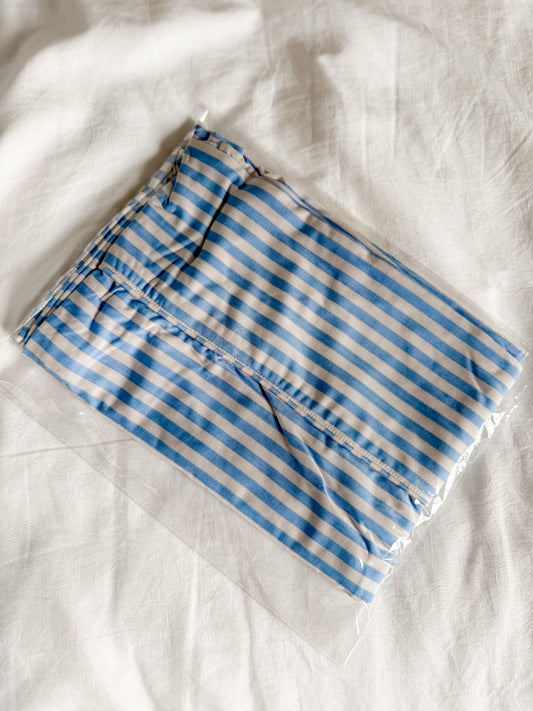 Blue Stripe Pillow Case