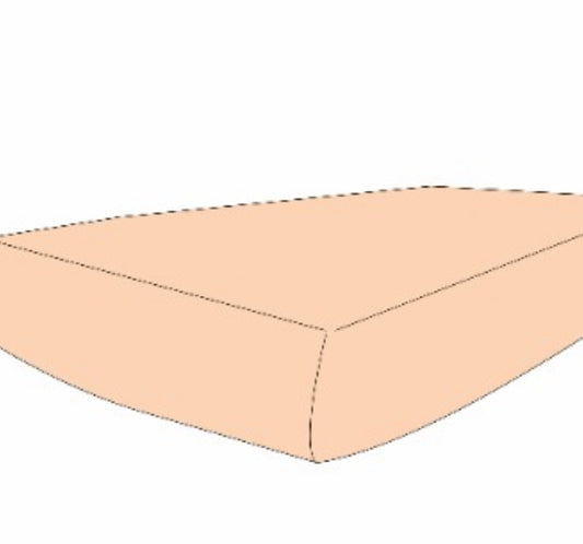 Peach Crib Sheet