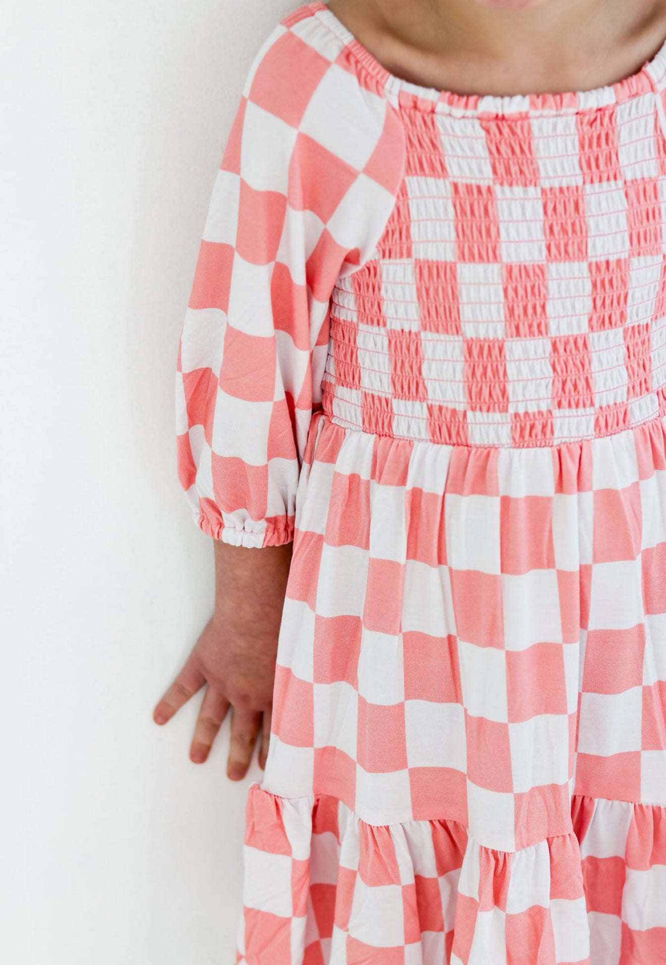Pink Checks Dress